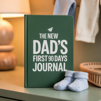 The New Dad's First 90 Days Journal — Guided Log for Fathers Who Don't Journal